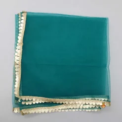 Outlet Pleated Green Top And Printed Lehenga With Sequins Lace Work Net Dupatta Ethnic Wear | Lehengas & Ghagras