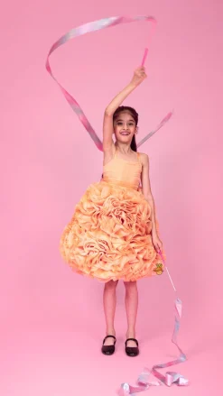 Best Pleated Yoke Organza Strappy Dress Dresses & Sets | Dresses