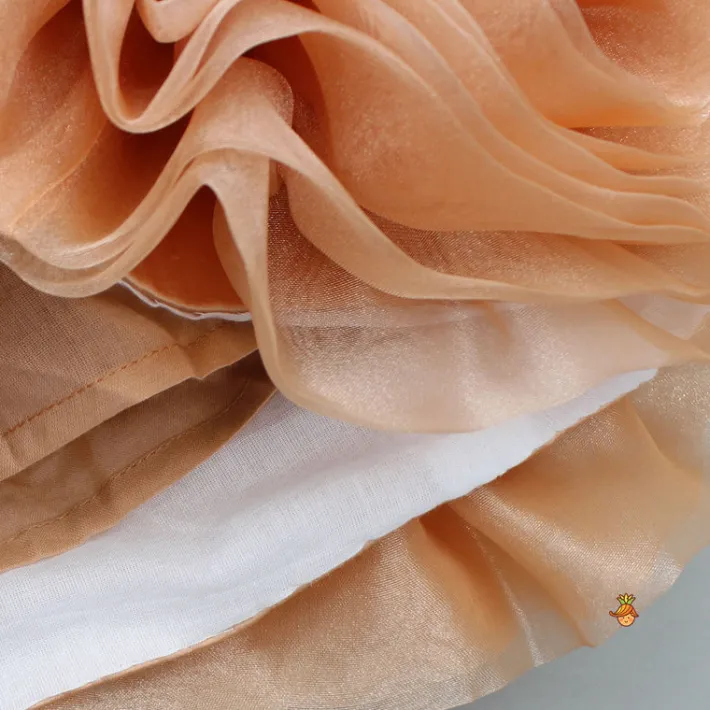 Best Pleated Yoke Organza Strappy Dress Dresses & Sets | Dresses