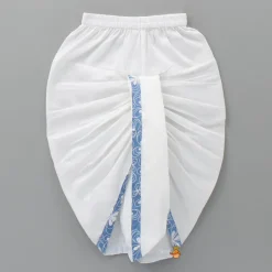 Discount Pocket Square Elegant Blue Embroidered Kurta And Dhoti BOY Indian Ethnic Wear | Ethnic Sets
