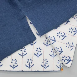 Hot Pocket Square Front Open Blue Jacket BOY Indian Ethnic Wear | Ethnic Jackets