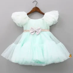 Hot Pretty Aqua Blue Party Wear Dress Dresses & Sets | Dresses