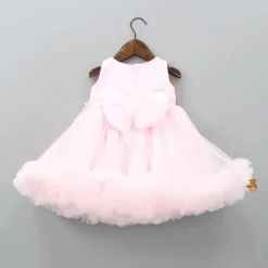 Hot Pretty Shimmery Dress With Matching Booties And Hair Clip Baby Essentials | Infant Clothing