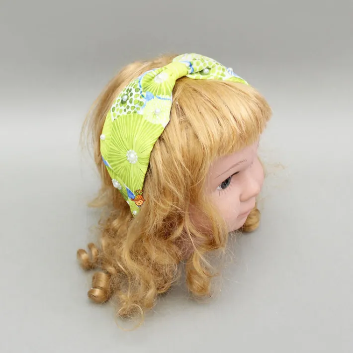 Fashion Printed Green Hairband Hair Accessories | Hair Bands