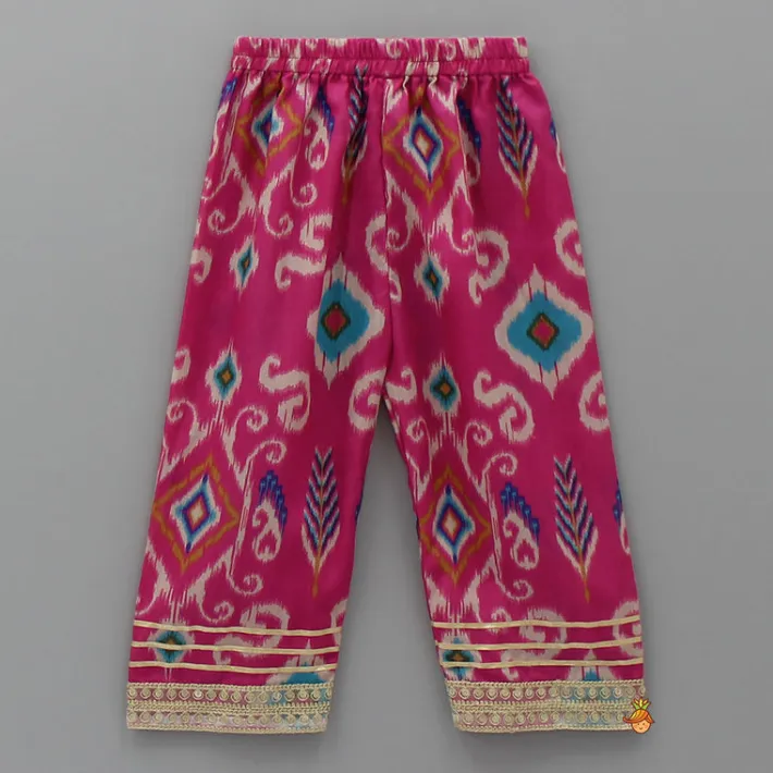 Fashion Printed Kurti And Matching Pant Twinning Sets | Ethnic Wear