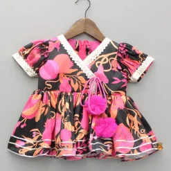 Discount Printed Multicoloured Kurti With Patiala Ethnic Wear | Dhotis & Patialas
