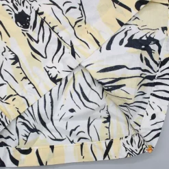 Fashion Printed Notched Collar Cotton Yellow Sleepwear BOY Sleep Wear | Sleepwear