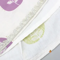 Discount Printed One Shoulder Off White Top And Lehenga Twinning Sets | Ethnic Wear
