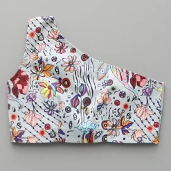 Discount Printed One Shoulder Top And Embroidered Cape With Matching Pant Dresses & Sets | Sets