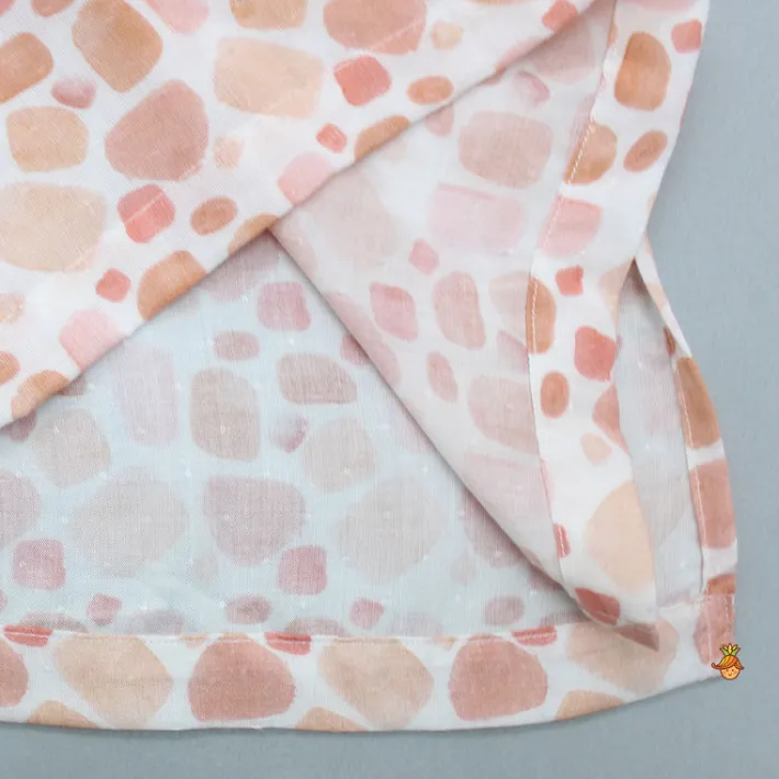 Best Printed Peach Bamboo Fabric Top And Pyjama BOY Sleep Wear | Sleepwear
