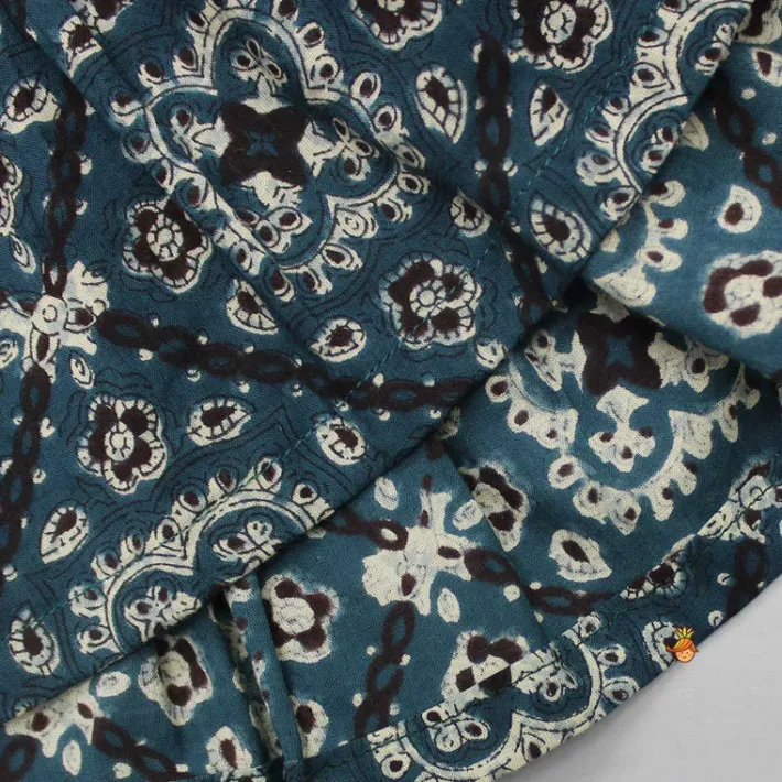 Discount Printed Top And Flared Off White Palazzo Ethnic Wear | Palazzos & Shararas