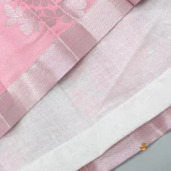 Best Puff Sleeves Pink Top And Pleated Lehenga With Matching Net Dupatta Ethnic Wear | Lehengas & Ghagras