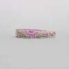 Clearance Purple Embroidered And Embellished Hairband Hair Accessories | Hair Bands
