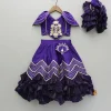 Best Purple Embroidered Top And Lehenga With Attached Pouch And Dupatta Ethnic Wear | Lehengas & Ghagras