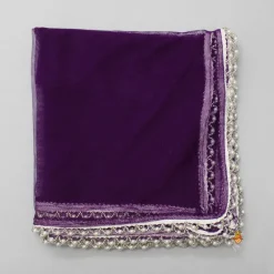 Discount Purple Front Placket Kurti And Pleated Sharara With Net Dupatta Ethnic Wear | Palazzos & Shararas