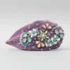 New Purple Hand Embroidered Hair Band Hair Accessories | Hair Bands