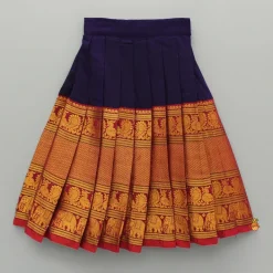 Online Purple One Shoulder Pleats Detailed Top And Pleated Lehenga Twinning Sets | Ethnic Wear