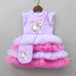 Outlet Purple Rainbow Unicorn Dress Dresses & Sets | Dresses