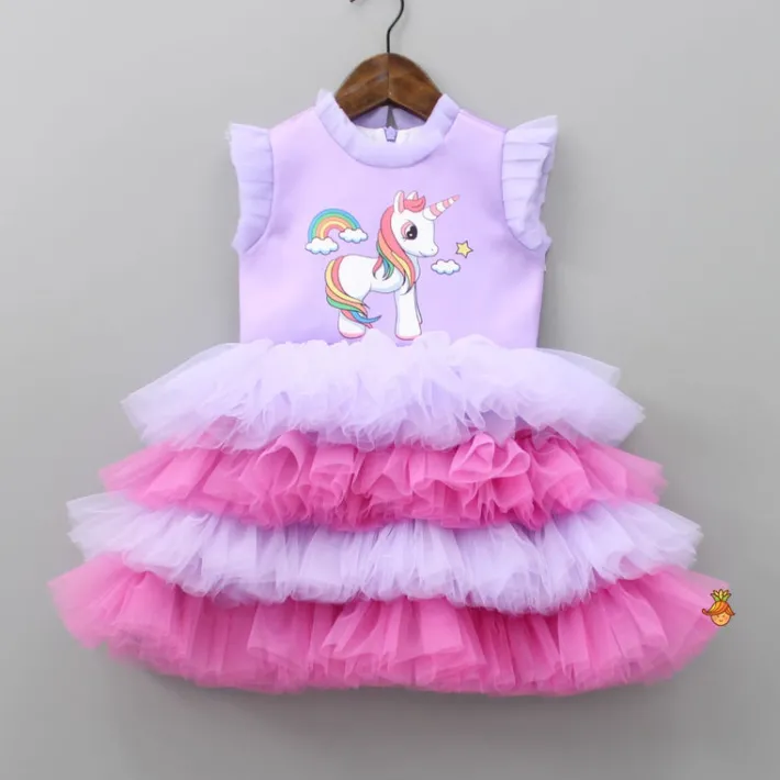 Outlet Purple Rainbow Unicorn Dress Dresses & Sets | Dresses