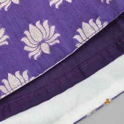 New Purple Velvet Lace Detailed Top And Lehenga With Dupatta Ethnic Wear | Lehengas & Ghagras