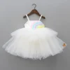 Outlet Rainbow and Pearl Detailed White Party Dress Dresses & Sets | Dresses