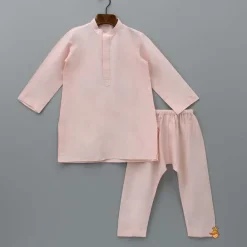 Discount Red Jacket With Gota Work Patch And Kurta With Pyjama BOY Indian Ethnic Wear | Ethnic Sets