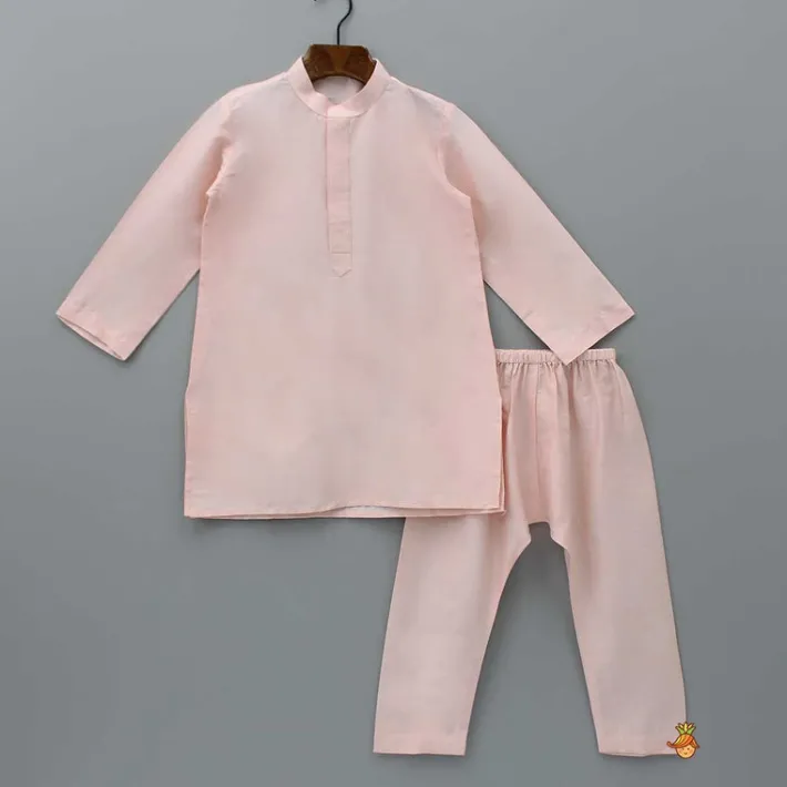 Discount Red Jacket With Gota Work Patch And Kurta With Pyjama BOY Indian Ethnic Wear | Ethnic Sets