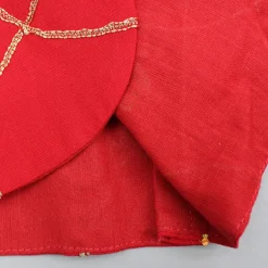 Online Red Jamna With Embroidered Jacket Set Ethnic Wear | Kurtis & Jumpsuits