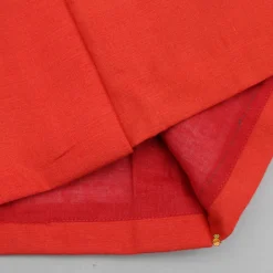 Sale Red Kurta With Embroidered Front Open Jacket And Pyjama BOY Indian Ethnic Wear | Ethnic Sets