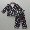 Best Rocket Ship Printed Sleepwear Set BOY Sleep Wear | Sleepwear