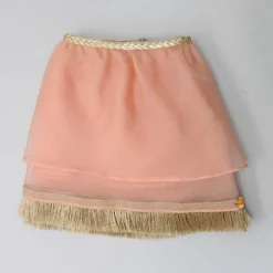Hot Round Layered Peach Dupatta Ethnic Wear