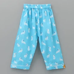 New Round Neck Blue Printed Sleepwear BOY Sleep Wear | Sleepwear