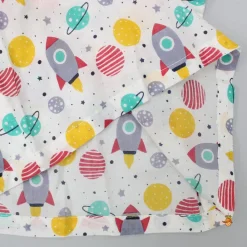 Outlet Round Neck Cotton Space Theme Printed Sleepwear BOY Sleep Wear | Sleepwear