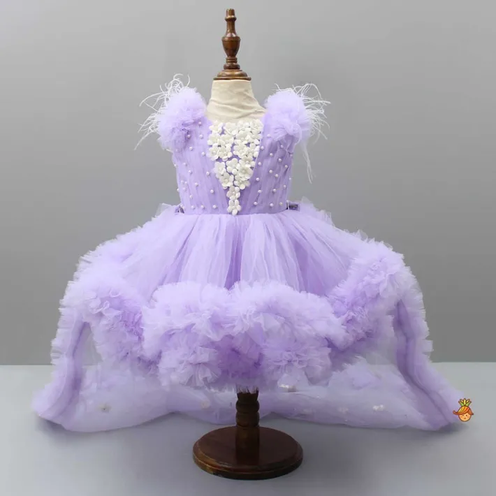 Discount Ruffled Dress With Matching Bow And Swirled Bowie Headband Dresses & Sets | Dresses
