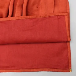 Hot Rust Flap Kurta With Pleated Drape Detailing And Pant BOY Indian Ethnic Wear | Ethnic Sets