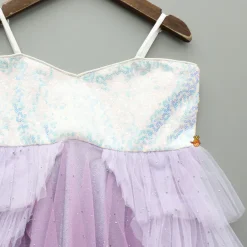 Hot Sequin Embellished Strappy Frilly Layered Dress Dresses & Sets | Dresses
