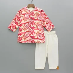 Online Sequin Embroidered Printed Kurta With Pyjama BOY Indian Ethnic Wear | Ethnic Sets
