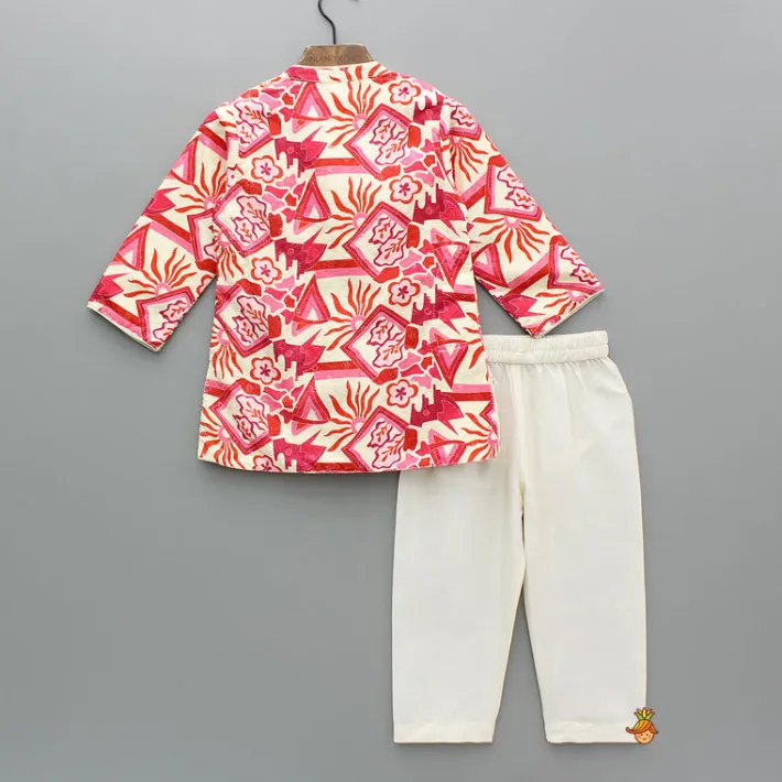 Online Sequin Embroidered Printed Kurta With Pyjama BOY Indian Ethnic Wear | Ethnic Sets