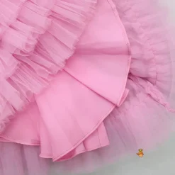 Sale Sequins Beautified Layered Bottom Pink Dress Dresses & Sets | Dresses
