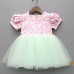 Hot Sequins Butterflies Embellished Yoke Flared Dress Dresses & Sets | Dresses