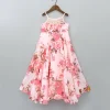 Fashion Sequins Detailed Floral Printed Pink Gown Ethnic Wear | Kurtis & Jumpsuits