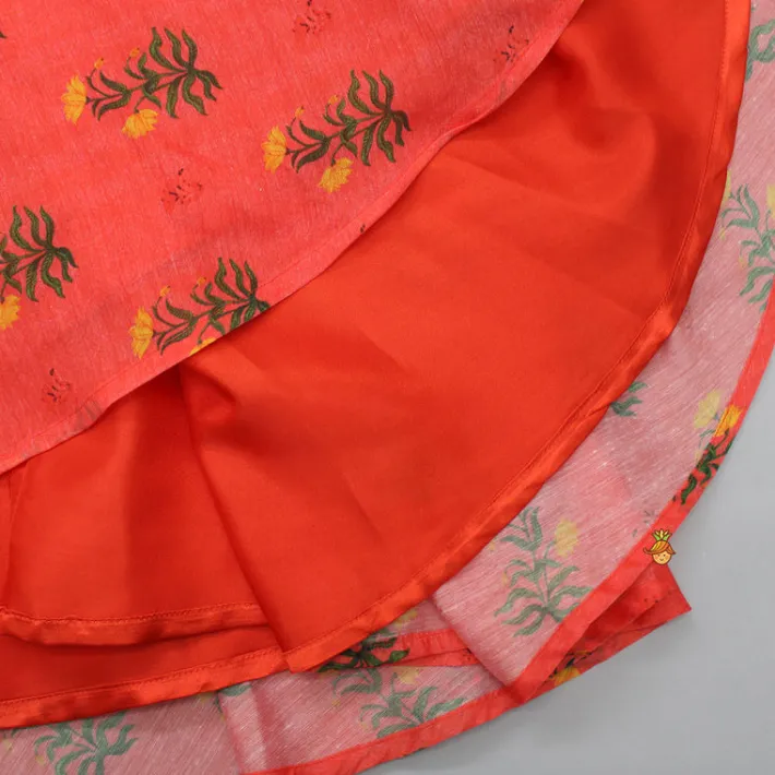 Sale Sequins Detailed Floral Printed Kurti Ethnic Wear | Kurtis & Jumpsuits