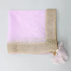 Sale Sequins Embellished Lilac Top And Lehenga With Dupatta And Potli Bag Ethnic Wear | Lehengas & Ghagras