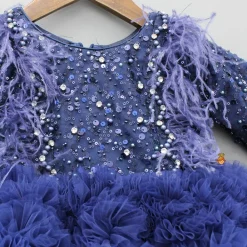 Sale Sequins Embellished Ruffled Dress With Matching Swirled Bowie Headband Dresses & Sets | Dresses