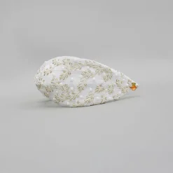 Clearance Sequins Leaf Embroidered White Hair Band Hair Accessories | Hair Bands