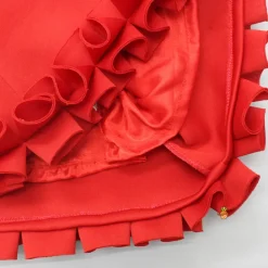 New Shimmery Bow Enhanced Red Neoprene Fancy Dress Dresses & Sets | Dresses