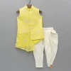 Online Sleeveless Embroidered Stylish Kurta And Dhoti Style Pant BOY Indian Ethnic Wear | Ethnic Sets