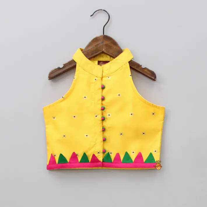 Online Sleeveless Yellow Top And Palazzo Ethnic Wear | Palazzos & Shararas