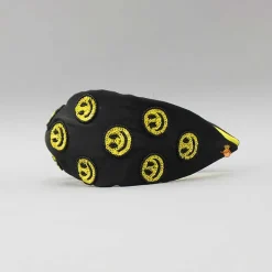 Clearance Smiley Face Embroidered Hairband Hair Accessories | Hair Bands