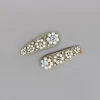 New Sparkling Floral Off-White Hair Clips Hair Accessories | Hair Clips